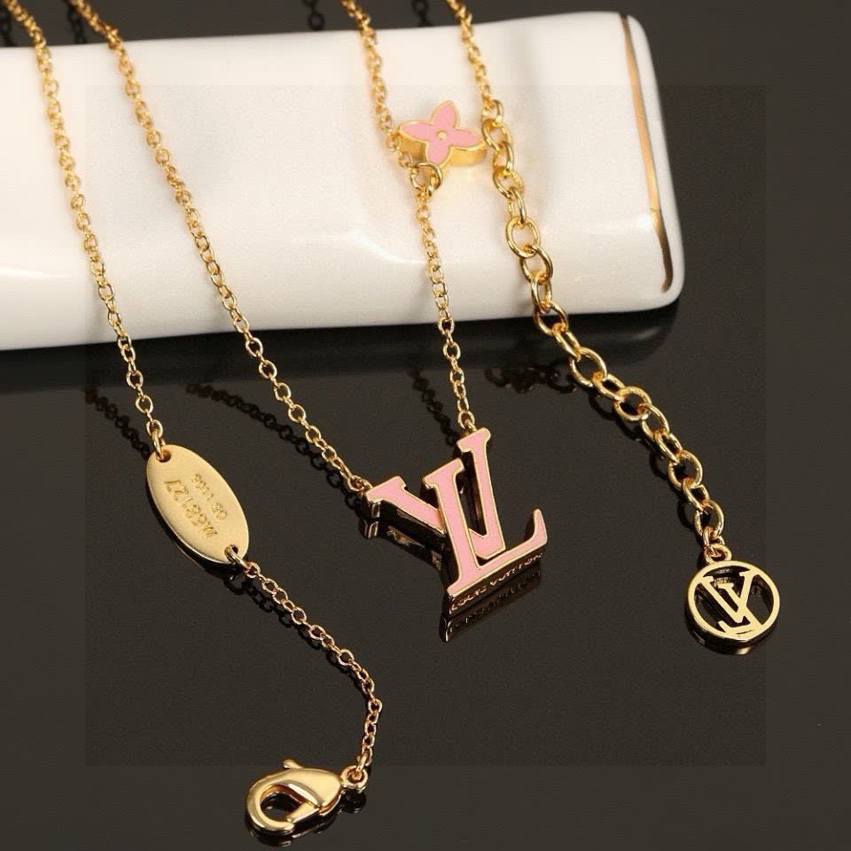 Louis Vuitton Monogram LV Necklace